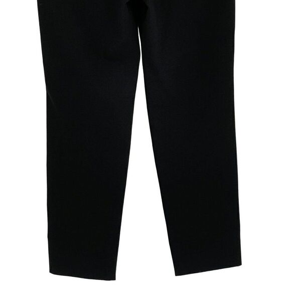 J. Jill Ponte Slim Leg Tapered Pants Black Elastic Waist Stretch Women Small - Picture 6 of 9